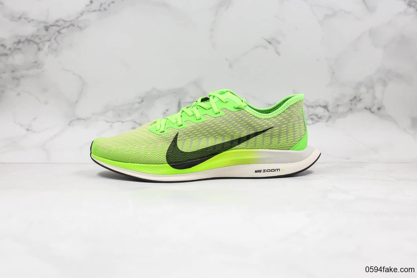 耐克nikeairzoompegasus36纯原版本飞马36马拉松跑步鞋黑绿配色原材料