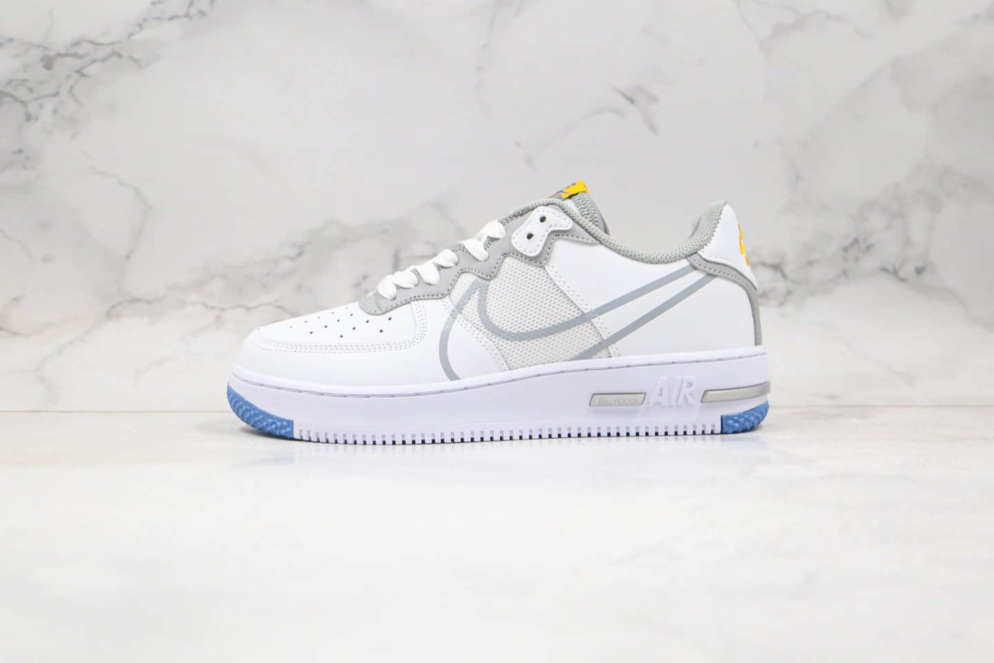 耐克nike air force 1 react公司级版本低帮空军一号大勾 莆田鞋