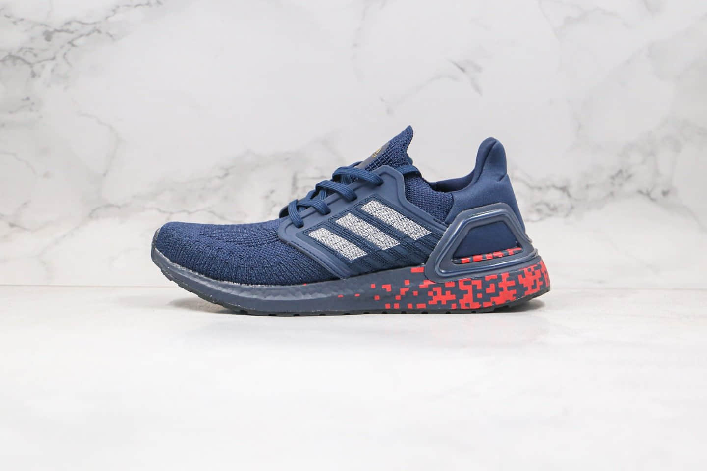 阿迪达斯adidasultraboostpb纯原版本爆米花跑鞋ub60蓝红色原档案数据