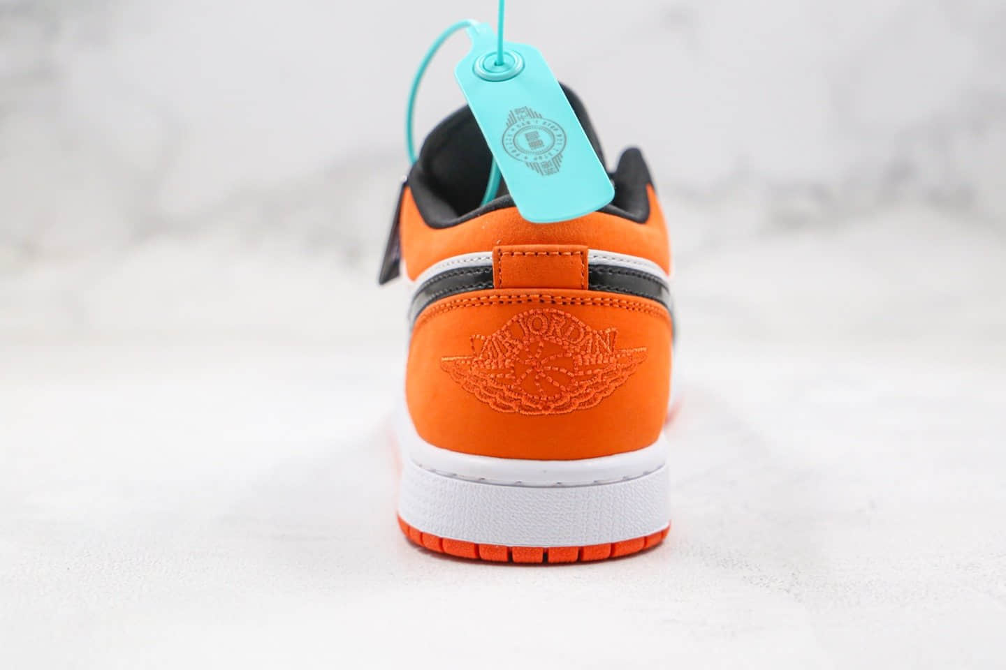 jordan 1 low "shattered backboard"纯原版本乔1低帮aj1扣碎黑白橙色
