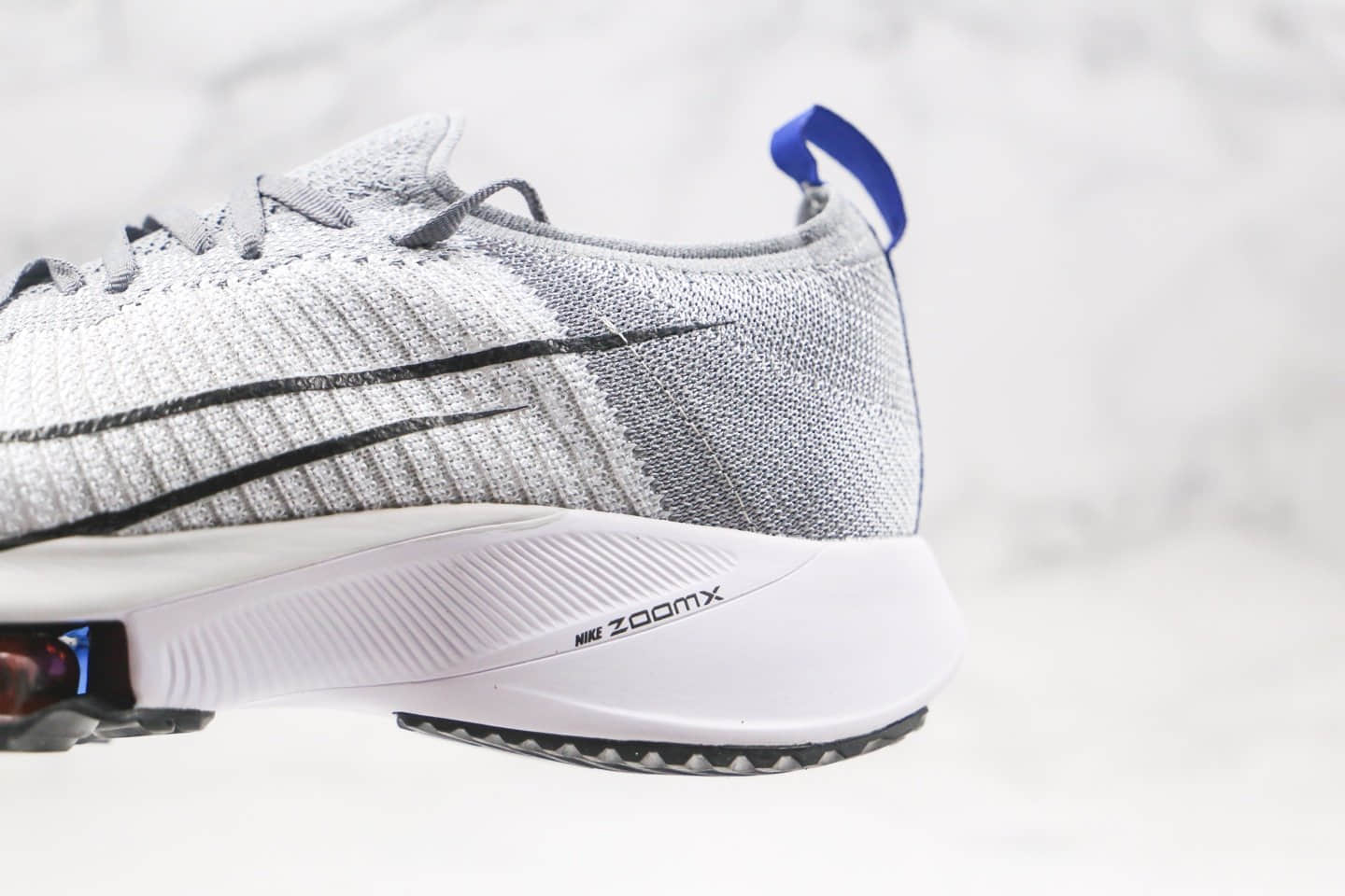 耐克nikeairzoomalphaflynext纯原版本马拉松气垫跑鞋浅灰白色内置碳