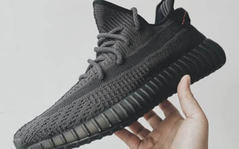 Adidas Yeezy 350 Boost V2 “Black” 货号：FU9161