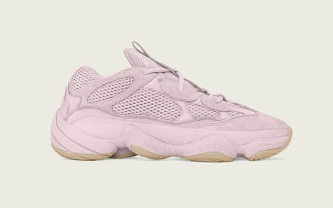 ADIDAS YEEZY 500“SOFT VISION”阿迪达斯椰子500粉色系满满的少女心