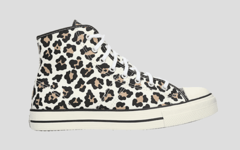 Converse Lucky Star High Top Leopard Print狂野的豹纹印花夺人眼球