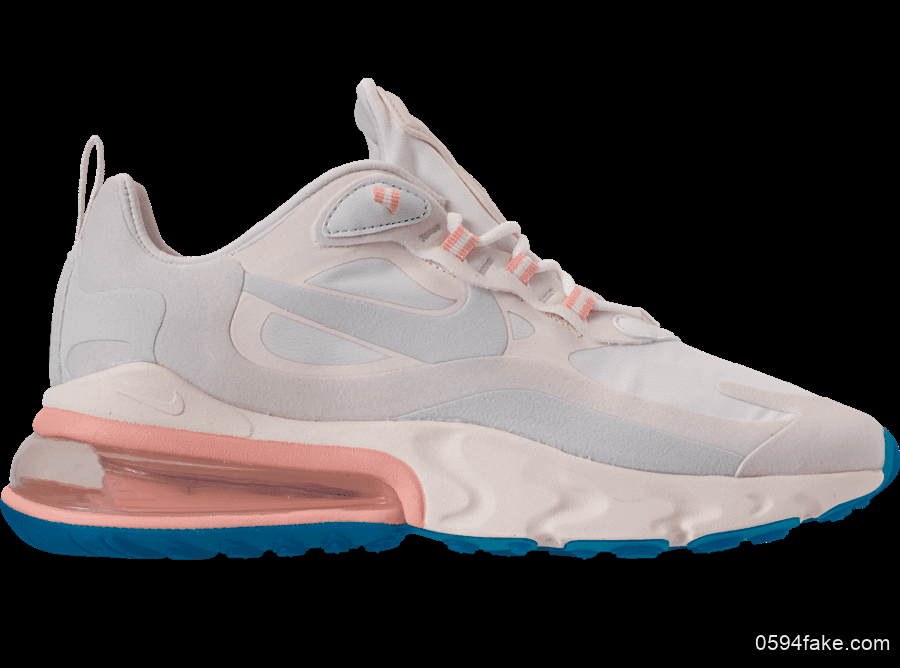 Nike Air Max 270 React“Summit White”耐克全新Max270属于夏天的配色 货号：AO4971-100