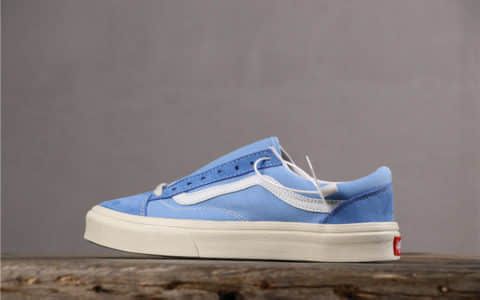 Vans Style 36 Marshmal浅蓝 万斯真标硫化带半码低帮休闲滑板鞋 货号：VN0A3DZ3OXS