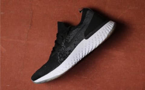 Nike Epic React Flyknit纯黑 耐克瑞亚真标高品质休闲透气跑步鞋 货号：AQ0067-001