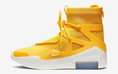 Nike Air Fear Of God 1“Amarillo”这个黄色遭不住啊！ 货号：AR4237-700