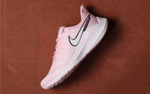 Nike Air Zoom Vomer耐克登月14粉色真标带半码网面透气跑鞋 货号：AH7858-600