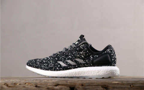 Adidas Pure Boost S.E UB阿迪达斯荧光纯黑公司级爆米花中底舒适脚感 货号：S80980