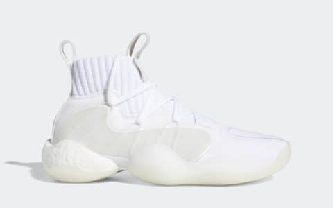 Adidas Crazy BYW X“Cloud White”阿迪达斯这个颜色上脚好像真的踩在云朵上 货号：EE5998