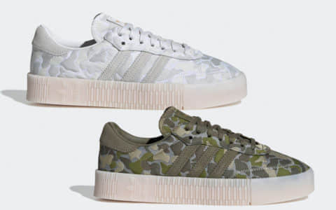 Adidas Sambarose“Camo Pack”预计将于8月1日发布 两个配色你中意哪个？