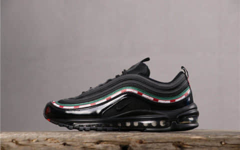 Nike Air Max 97 Undefeated黑色 耐克20周年联名公司级子弹头97 货号：AJ1986-001