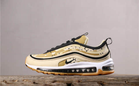 Nike Air Max 97耐克迷彩子弹头97气垫鞋真标带半码 经典复古百搭休闲气垫运动鞋 货号：975844-204