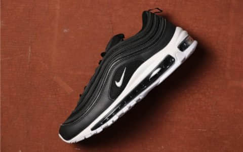 Nike Air Max 97 Premium黑色 耐克97子弹头全掌黑色气垫时尚复古鞋公司级 货号：921826-001