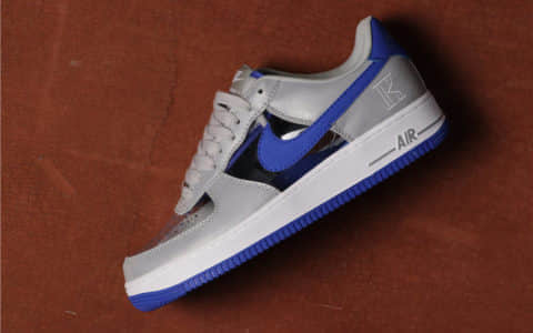 Nike Air Force 1 Low CMFT Signature透明灰蓝 耐克公司级凯里欧文限定联名款3M反光 货号：687843-002