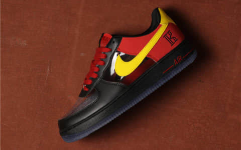 Nike Air Force 1 Low CMFT Signature透明黑红黄 耐克联名凯里欧文限定款公司级高品质 货号：687843-001