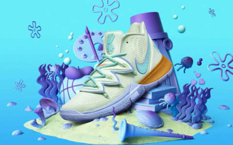 章鱼哥终于出场了！Nike Kyrie 5“Squidward”预计将于8月10日发布 货号：CJ6951-300