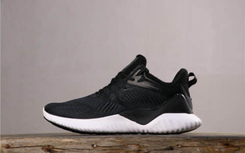 adidas alphabounce beyond m阿迪达斯公司级阿尔法三代黑白全新防滑缓震跑鞋 货号：AC8273