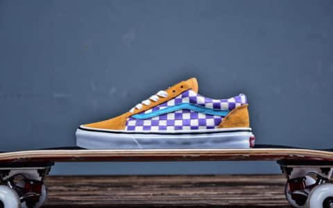 Vans Old Skool 万斯遇热变色低帮镀铬系列棋盘格真标硫化板鞋 货号：VN0A38G1VKH