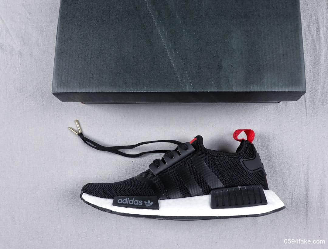 阿迪达斯Adidas NMD R1  Primeknit Triple Black顶级巴斯夫真爆真标针织联名款时尚潮流休闲运动潮鞋 货号：B42087