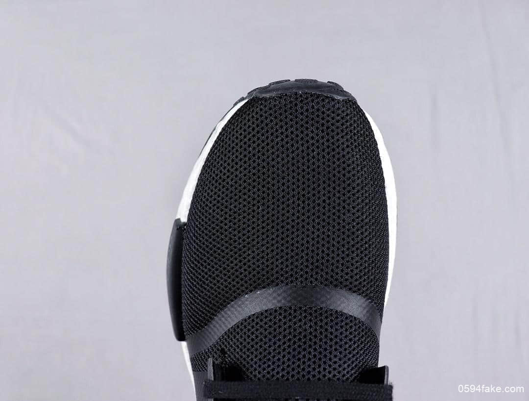 阿迪达斯Adidas NMD R1  Primeknit Triple Black顶级巴斯夫真爆真标针织联名款时尚潮流休闲运动潮鞋 货号：B42087