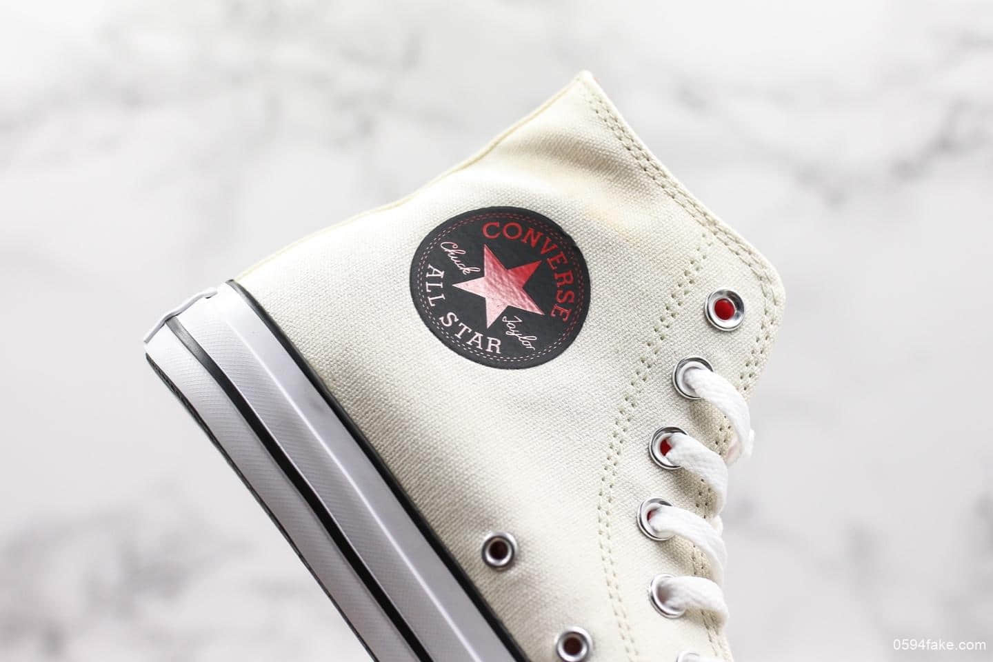 匡威Converse Chuck Taylor XXOO男生女生涂鸦联名款印花真标硫化高帮帆布鞋 货号：159713C