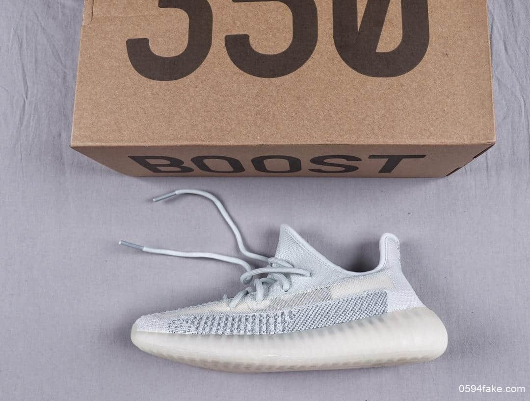 阿迪达斯Adidas Yeezy Boost 350 V2 轻质摩卡侃爷同款新配色爆米花跑鞋纯原版本 货号：GW2871-莆田高仿鞋社区