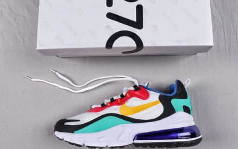 耐克Nike Air Max 270 React Bauhaus全网终端首发新款新配色真标高品质Max270气垫鞋 货号：AO4971-002