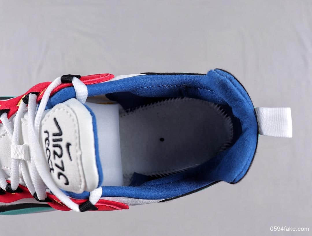 耐克Nike Air Max 270 React Bauhaus全网终端首发新款新配色真标高品质Max270气垫鞋 货号：AO4971-002
