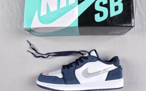 耐克联名Nike SB x Air Jordan 1 Low乔丹1代低帮公司级高品质原厂刺绣实战篮球鞋 货号：CJ7891-400