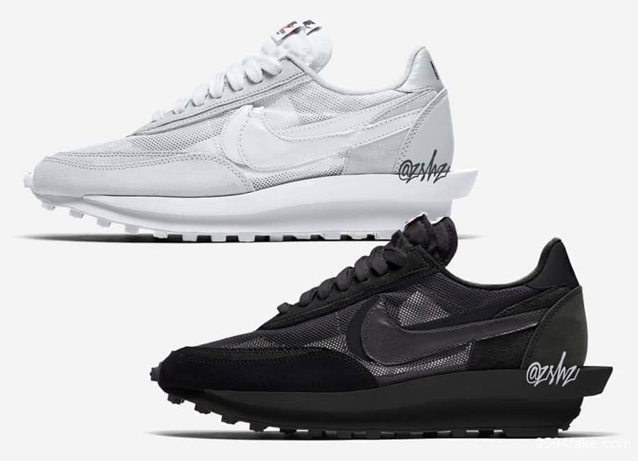 Sacai x Nike LDWaffle两款全新配色谍照抢先看！发布时间预计将于2020年2月份左右