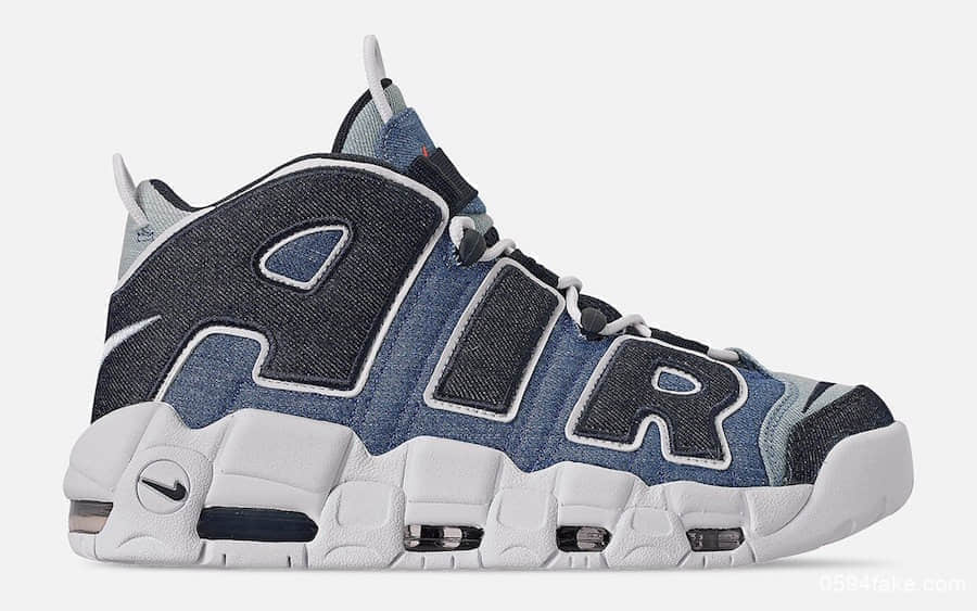 牛仔布拼接！？Nike Air More Uptempo“Denim”将于8月10日发售！ 货号：CJ6125-100