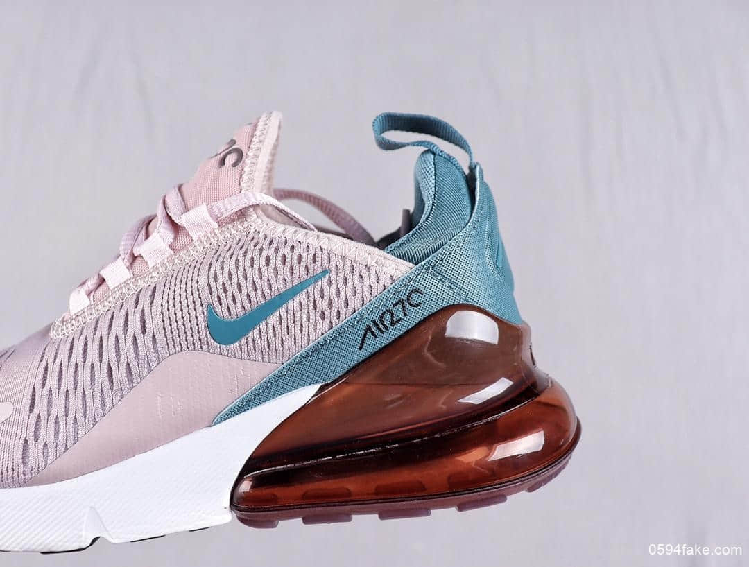 耐克Nike Air Max 270樱花浅粉公司级原档案数据开发客供XP气垫原标原盒跑步鞋 货号：AH6789-602