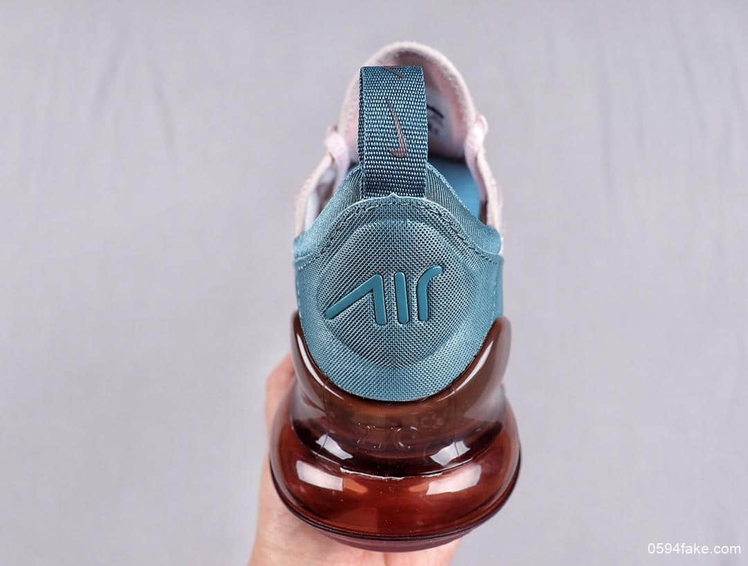 耐克Nike Air Max 270樱花浅粉公司级原档案数据开发客供XP气垫原标原盒跑步鞋 货号：AH6789-602