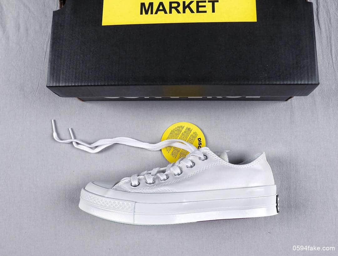 匡威联名款Chinatown Market x Converse Chuck 70公司级全新UV感光低帮帆布鞋