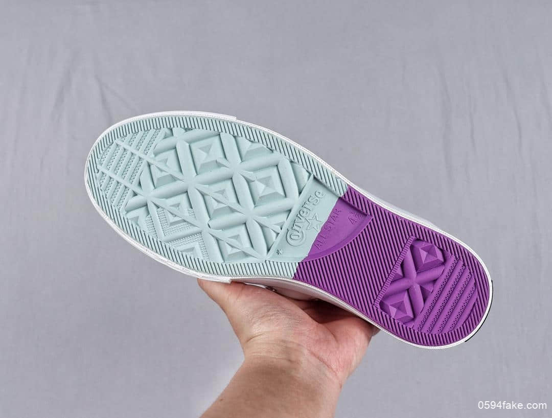 匡威联名款Chinatown Market x Converse Chuck 70公司级全新UV感光低帮帆布鞋