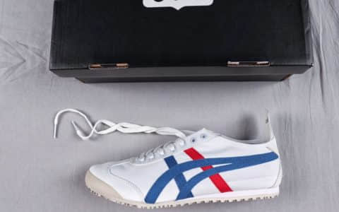 亚瑟士Onitsuka Tiger Mexico 66公司级鬼冢虎系列原装透气帆布鞋原装四联吊牌中底钢印 货号：TH1B2N-0143