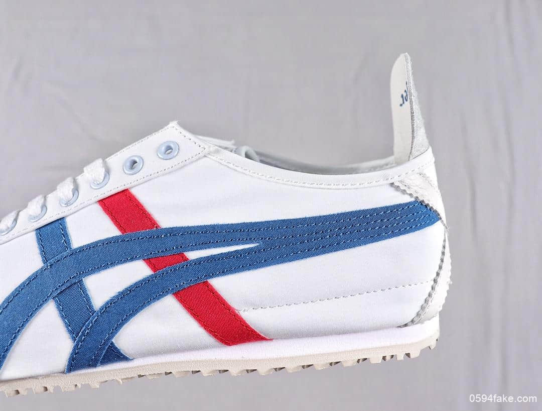 亚瑟士Onitsuka Tiger Mexico 66公司级鬼冢虎系列原装透气帆布鞋原装四联吊牌中底钢印 货号：TH1B2N-0143