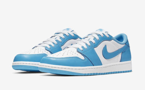 清新白蓝配色！Nike SB x Air Jordan 1 Low“UNC”即将发布！ 货号：CJ7891-401