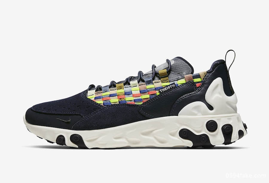 Nike React Sertu迎来新配色！多彩编织你能hold住吗？ 货号：AT5301-400