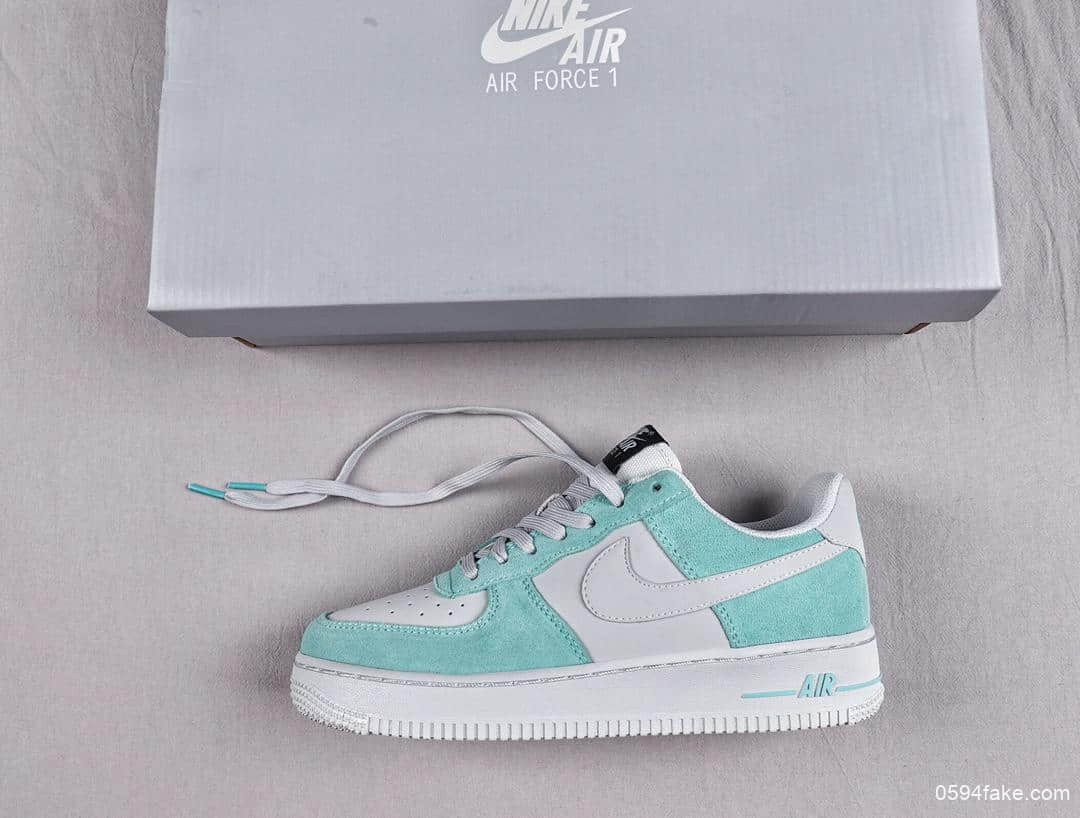 耐克Nike Air Force 1'07 ​Iceland Green Rare公司级空军一号经典低帮百搭休闲运动板鞋 货号：596728-301