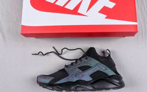 耐克Nike Air Huarache Ultra Suede ID华莱士四代复古慢跑鞋系列顶级复刻 货号：847567-005