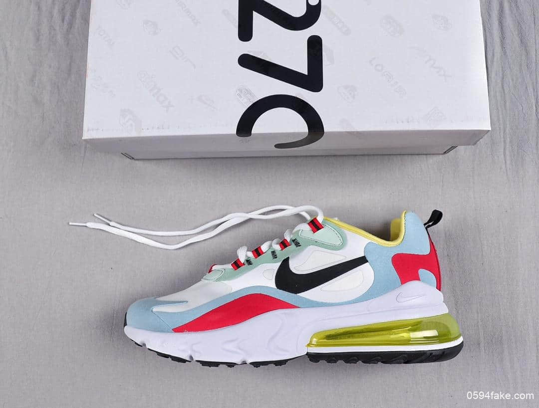 耐克Nike Air Max 270 React Bauhaus小红书爆款纯原版本Max270全网终端首发新款新配色 货号：AO6174-002