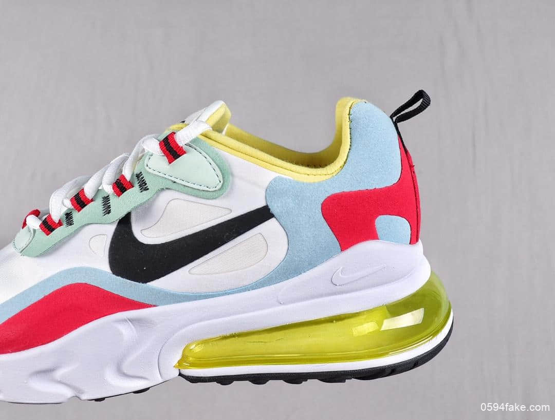 耐克Nike Air Max 270 React Bauhaus小红书爆款纯原版本Max270全网终端首发新款新配色 货号：AO6174-002