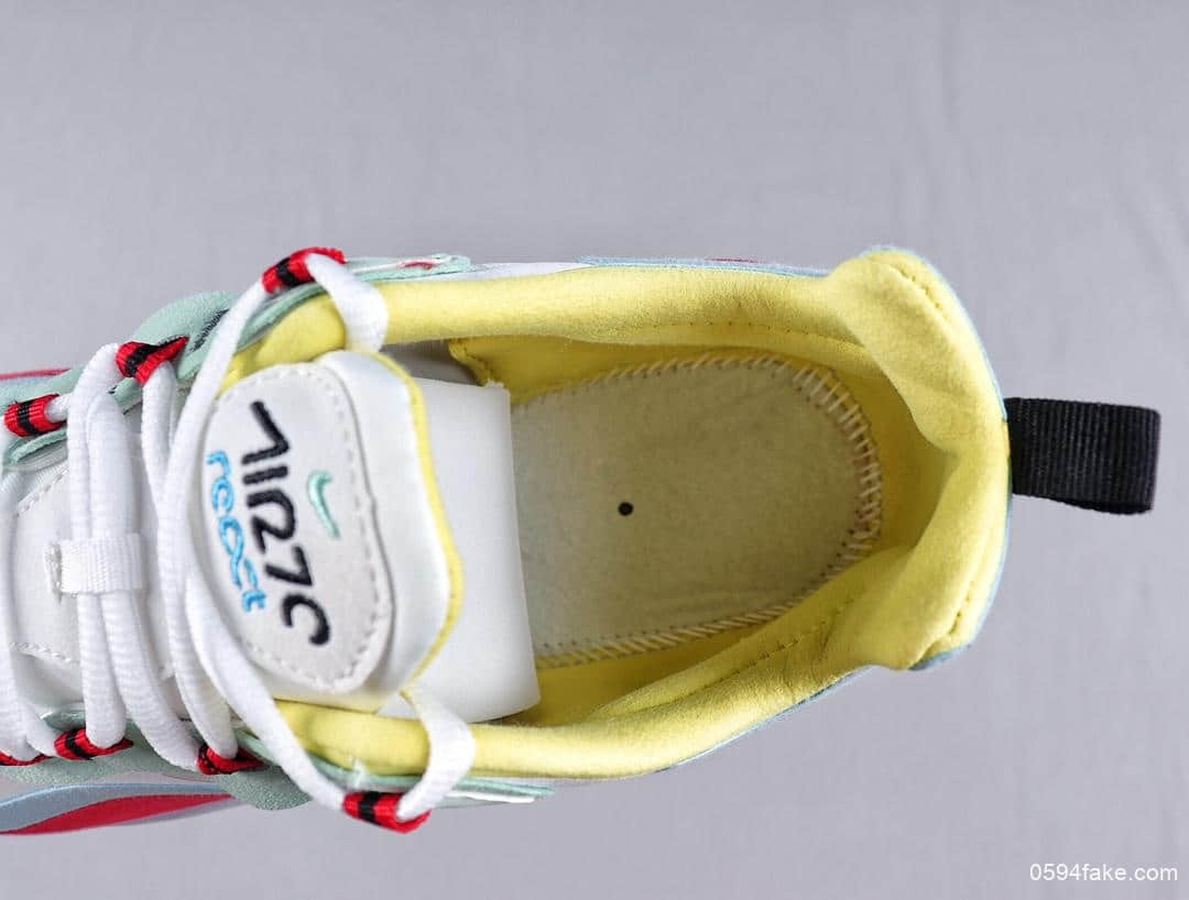耐克Nike Air Max 270 React Bauhaus小红书爆款纯原版本Max270全网终端首发新款新配色 货号：AO6174-002