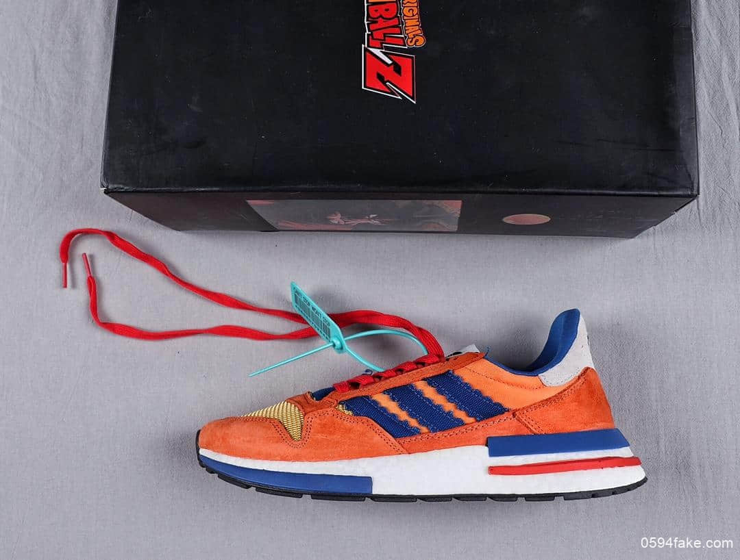 Dragon Ball Z x Adidas ZX500 RM Boost SON GOKU ZX500 D97046 Fake