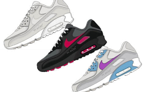 耐克全新Undefeated x Nike Air Max 90三款新配色将于2020年春季推出！