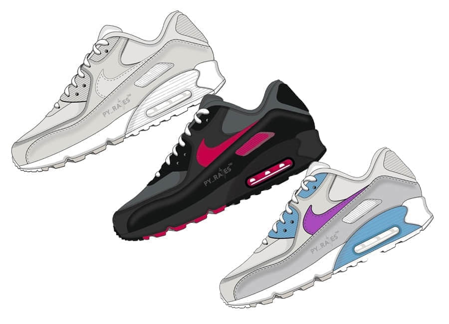 耐克全新Undefeated x Nike Air Max 90三款新配色将于2020年春季推出！