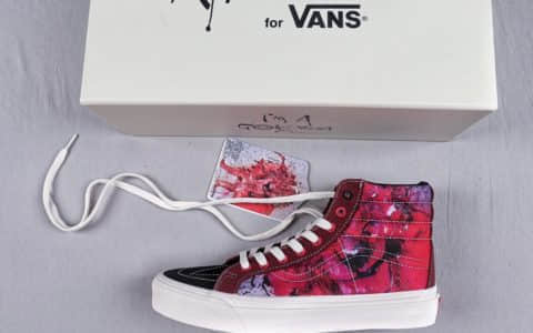 万斯Ralph Steadman x Vans Vault OG LX Sk8-Hi原厂真标硫化底插画限量联名款全网独家首发 货号：VN0A45JLVQV